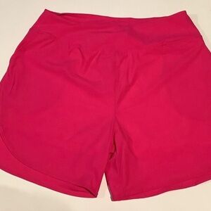 Vibrant Pink Athletic Shorts for Women